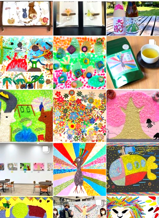 Instagramにて、子どもたちが制作した作品をご紹介しています🌈✨